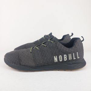 NoBull Men's Trail Run Black Shoes Matryx
